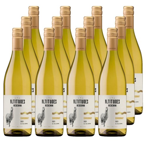 Case of 12 Altitudes Reserva Chardonnay 75cl White Wine